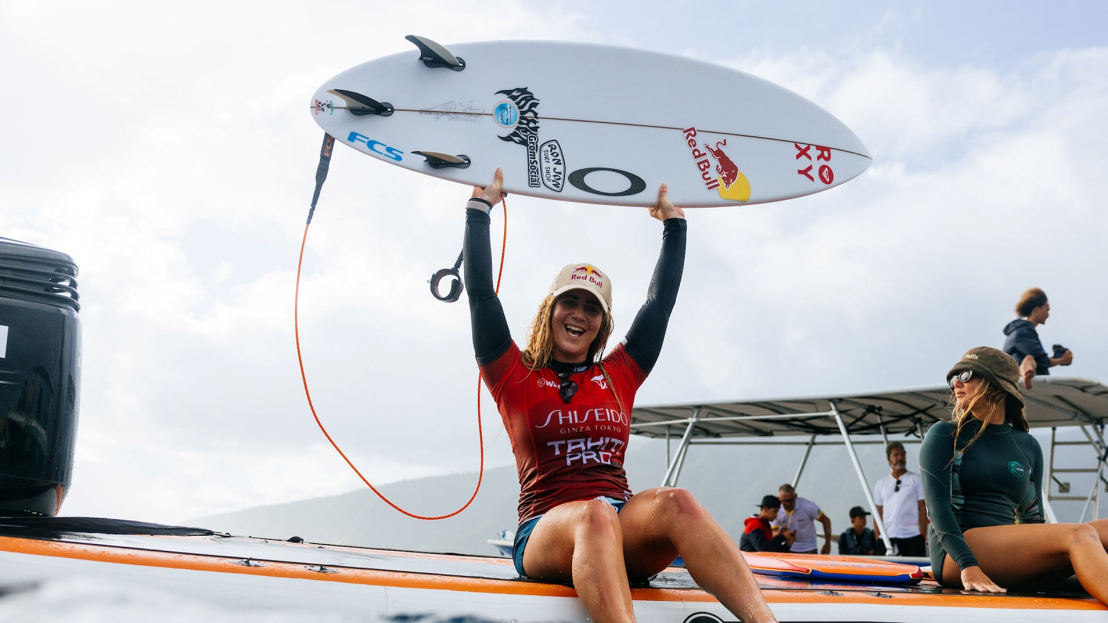 Caroline Marks Wins Shiseido Tahiti Pro Presented by Outerknown. Photo: WSL