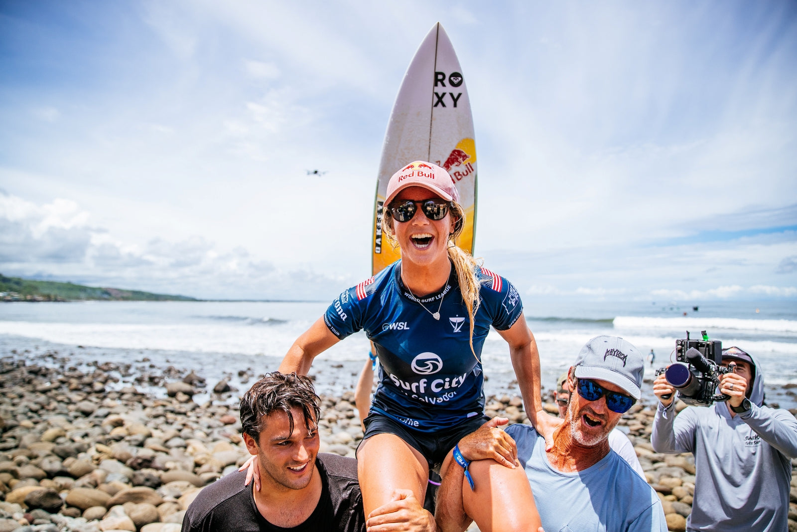 Caroline Marks Wins Surf City El Salvador Pro Presented by Corona. Photo: WSL / Aaron Hughes