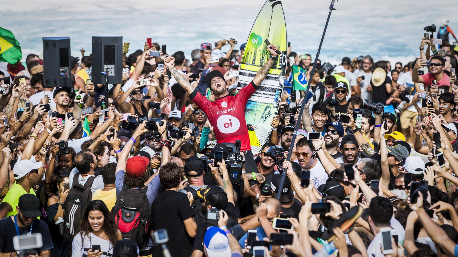 Filipe Toledo Claims 2nd Oi Rio Pro Title