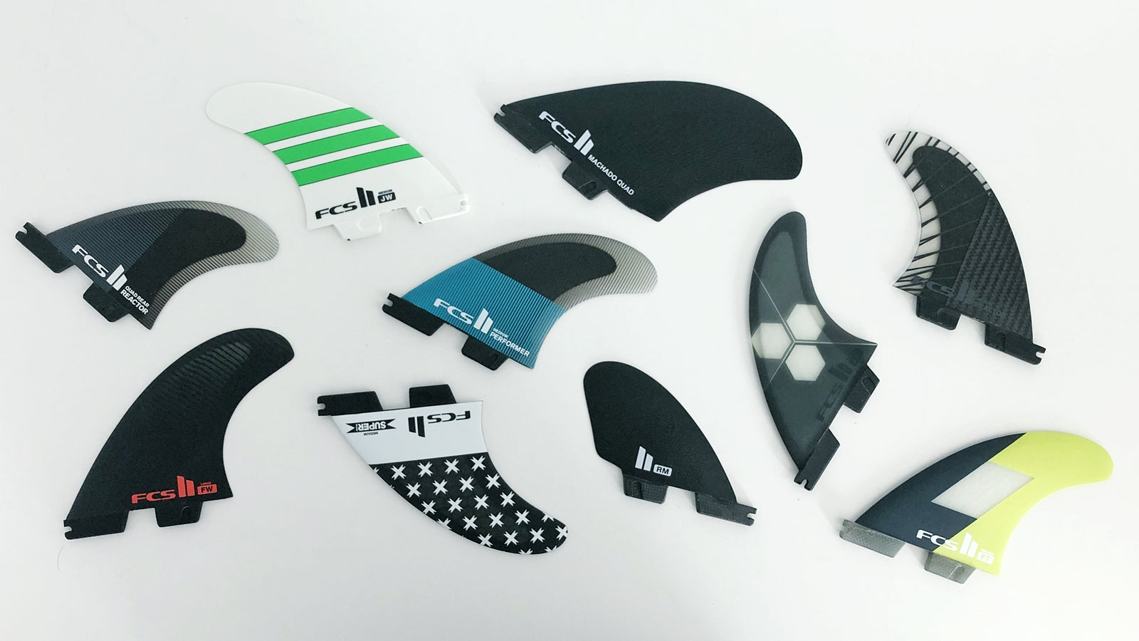 FCS II Fin Templates | Find Your Fin | Shop online at surfmusicartstyle.com