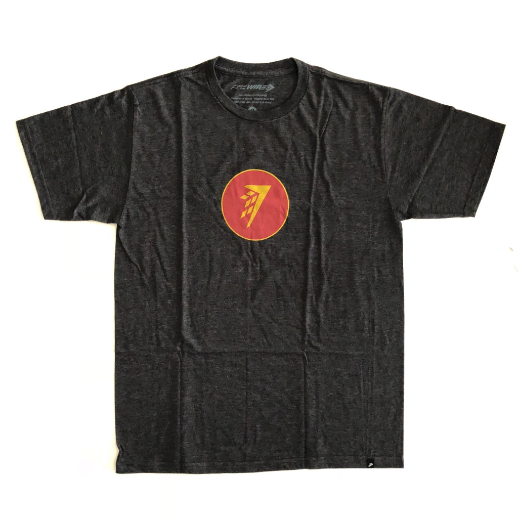 Firewire Circle Icon T-Shirt Charcoal Heather